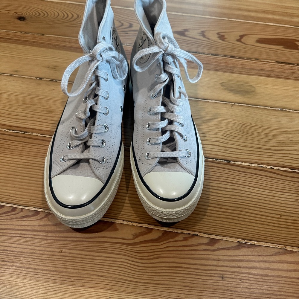 Converse Gray High-Top Sneakers